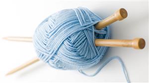 Yarn Ball and Knitting Needles