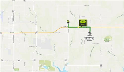 directions to softball field